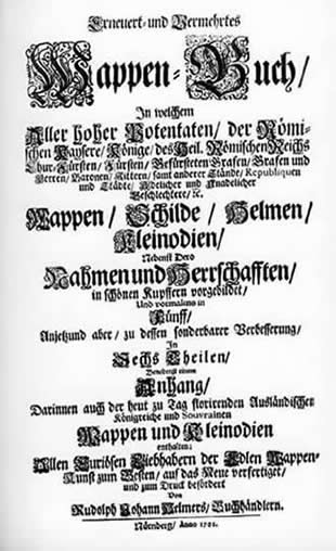 Siebmacher Title Page